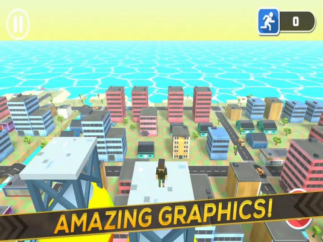 3D Block Man City Puzzle iPad  স্ক্রিনশট