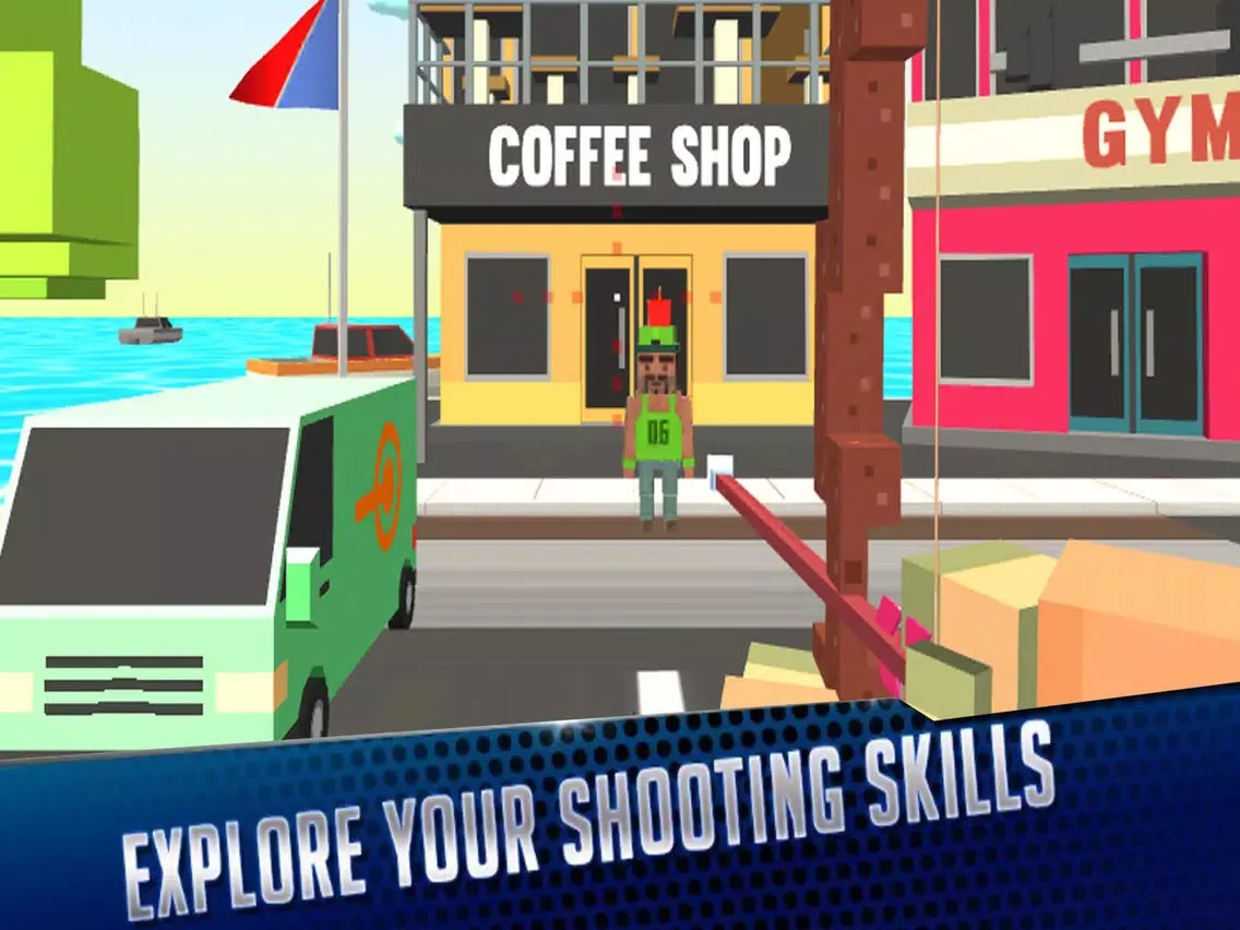 Arrow Shoot Apple 8Bit iPad Screenshots
