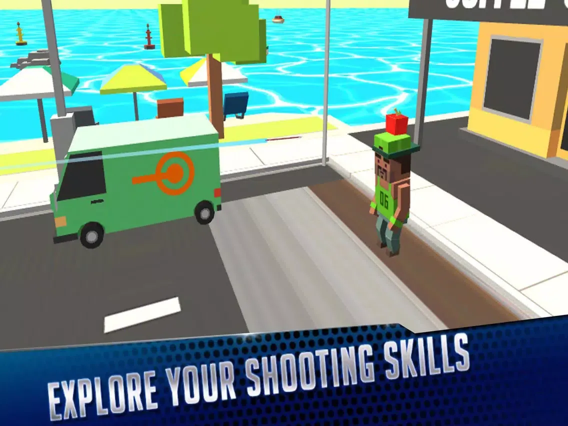 Arrow Shoot Apple 8Bit iPad Screenshots