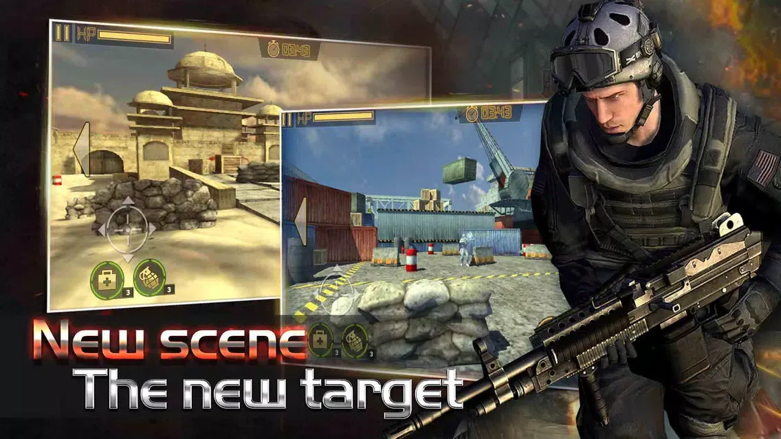 Tangkapan layar Commando Shooter : Frontline - free fps shooting game