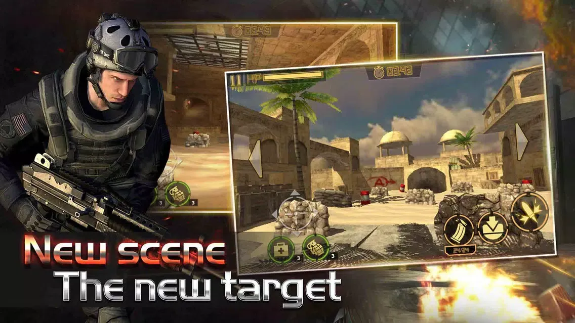 Tangkapan layar Commando Shooter : Frontline - free fps shooting game