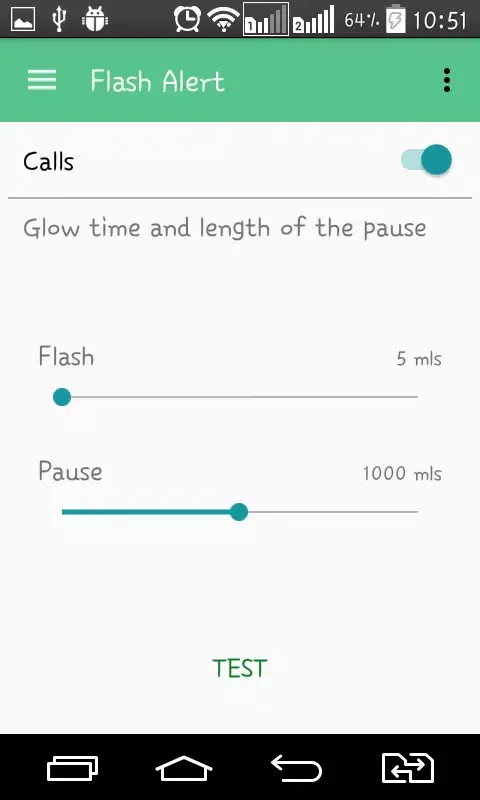 Flash Alert Screenshots