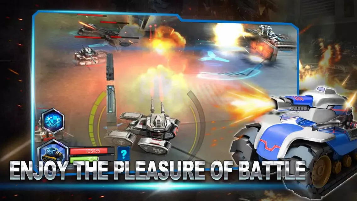 تصاویر Tank Battle Hero - Modern Iron War Games on Mobile