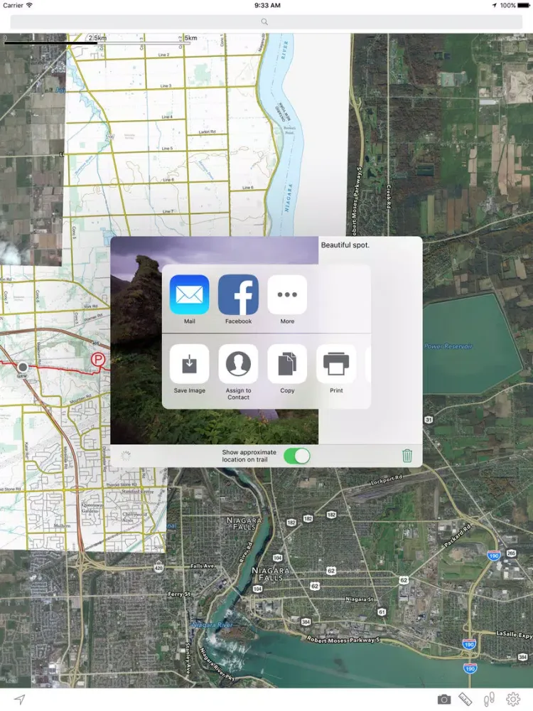 Capturas de tela do The Bruce Trail iPad 