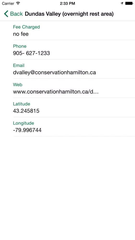 Capturas de tela do The Bruce Trail