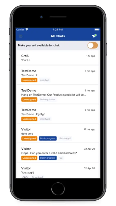 Hippo Chat Support應用截圖