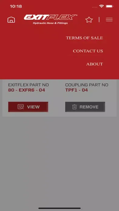 Ảnh chụp màn hình của ExitFlex