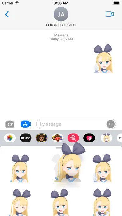Alicia-chan's moving sticker应用截图