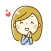 Cute long hair girl