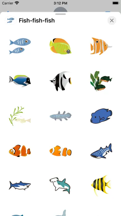 Capturas de tela do Fish fish fish sticker