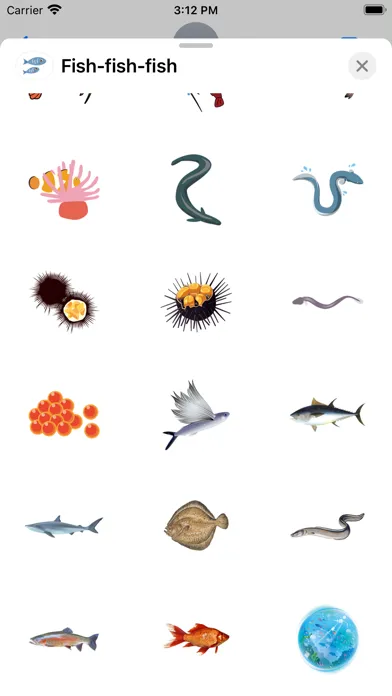 Capturas de tela do Fish fish fish sticker