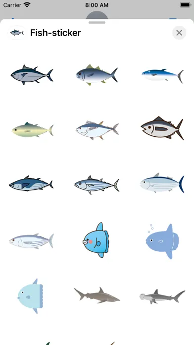 Fish's sticker स्क्रीनशॉट
