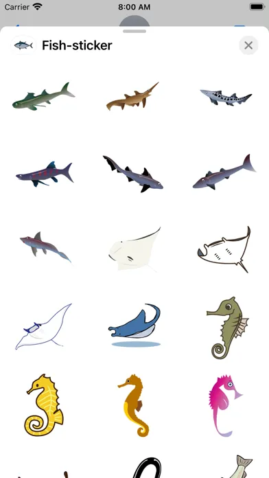 Fish's sticker स्क्रीनशॉट