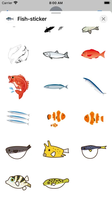Fish's sticker स्क्रीनशॉट