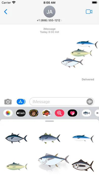 Fish's sticker स्क्रीनशॉट