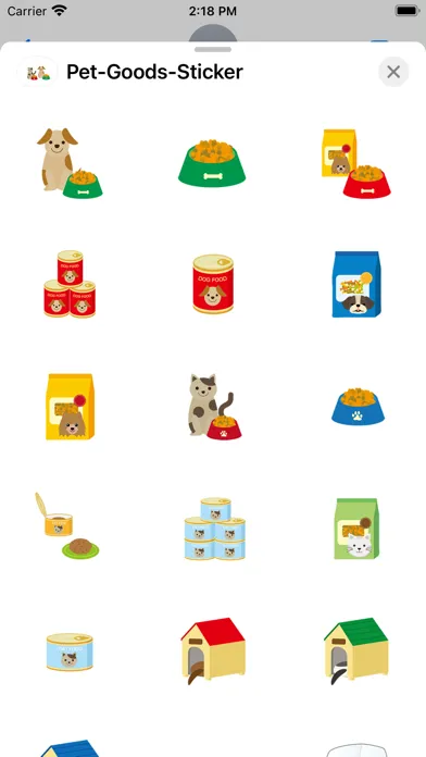 Pet Goods Sticker Screenshots
