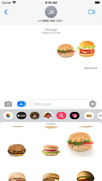 Tangkapan layar Seal burger