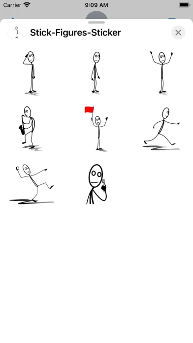 Stick Figures Sticker স্ক্রিনশট
