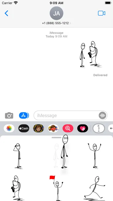 Stick Figures Sticker স্ক্রিনশট