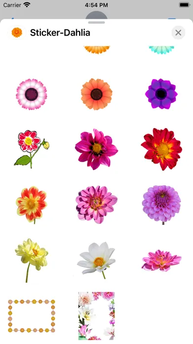 Sticker Dahlia应用截图
