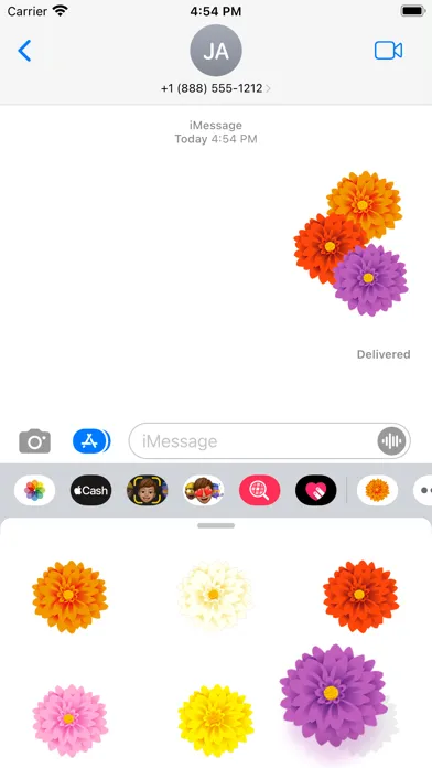 Sticker Dahlia应用截图