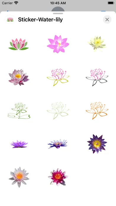 Sticker Water lily應用截圖