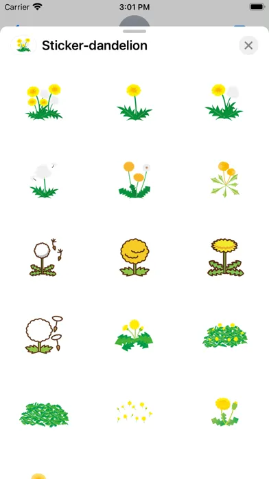 Sticker dandelion Screenshots