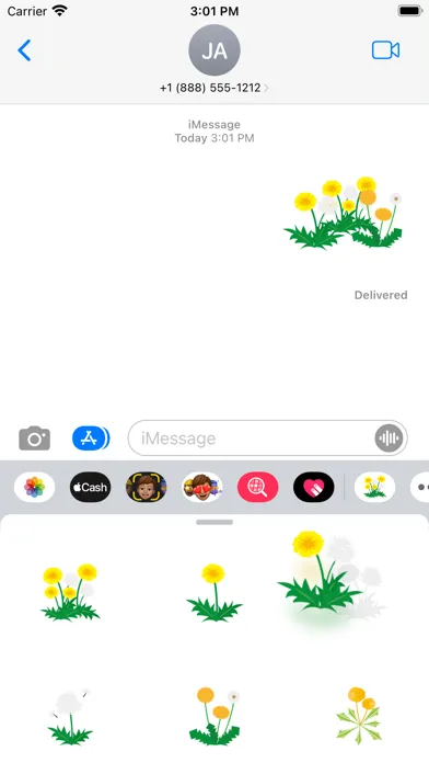 Sticker dandelion Screenshots