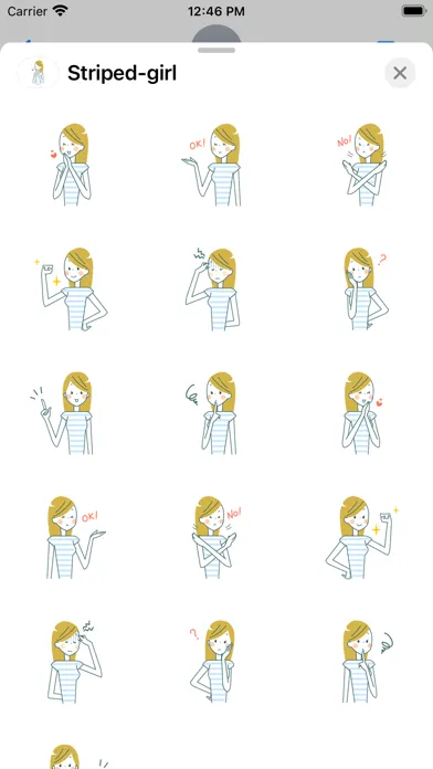 Striped girl Screenshots