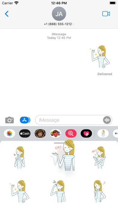 Striped girl Screenshots