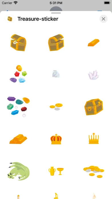 صور Treasure sticker