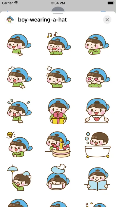 Capturas de tela do boy wearing a hat