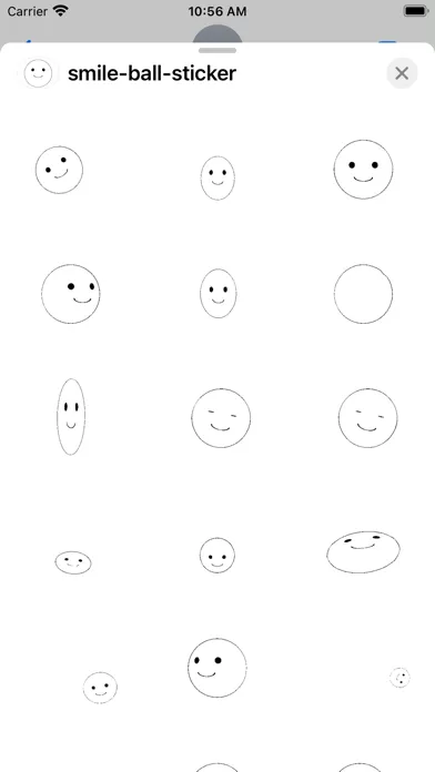 smile ball sticker Ekran Görüntüleri