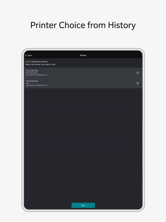 Print Utility V3W iPad  Screenshots