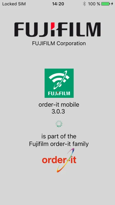 Capturas de tela do order-it mobile