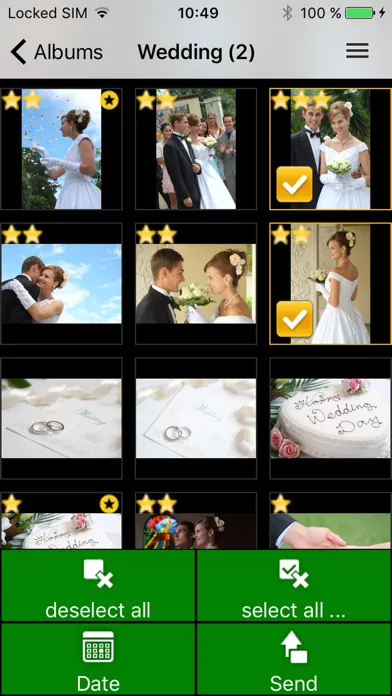 Capturas de tela do order-it mobile