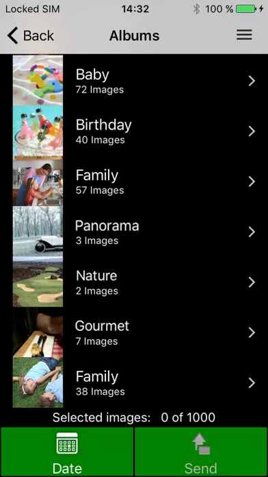 Capturas de tela do order-it mobile