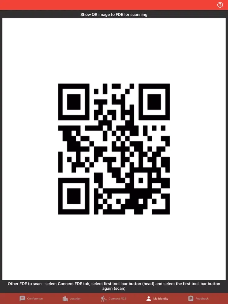 Ảnh chụp màn hình của FDE Conference 2017 iPad 