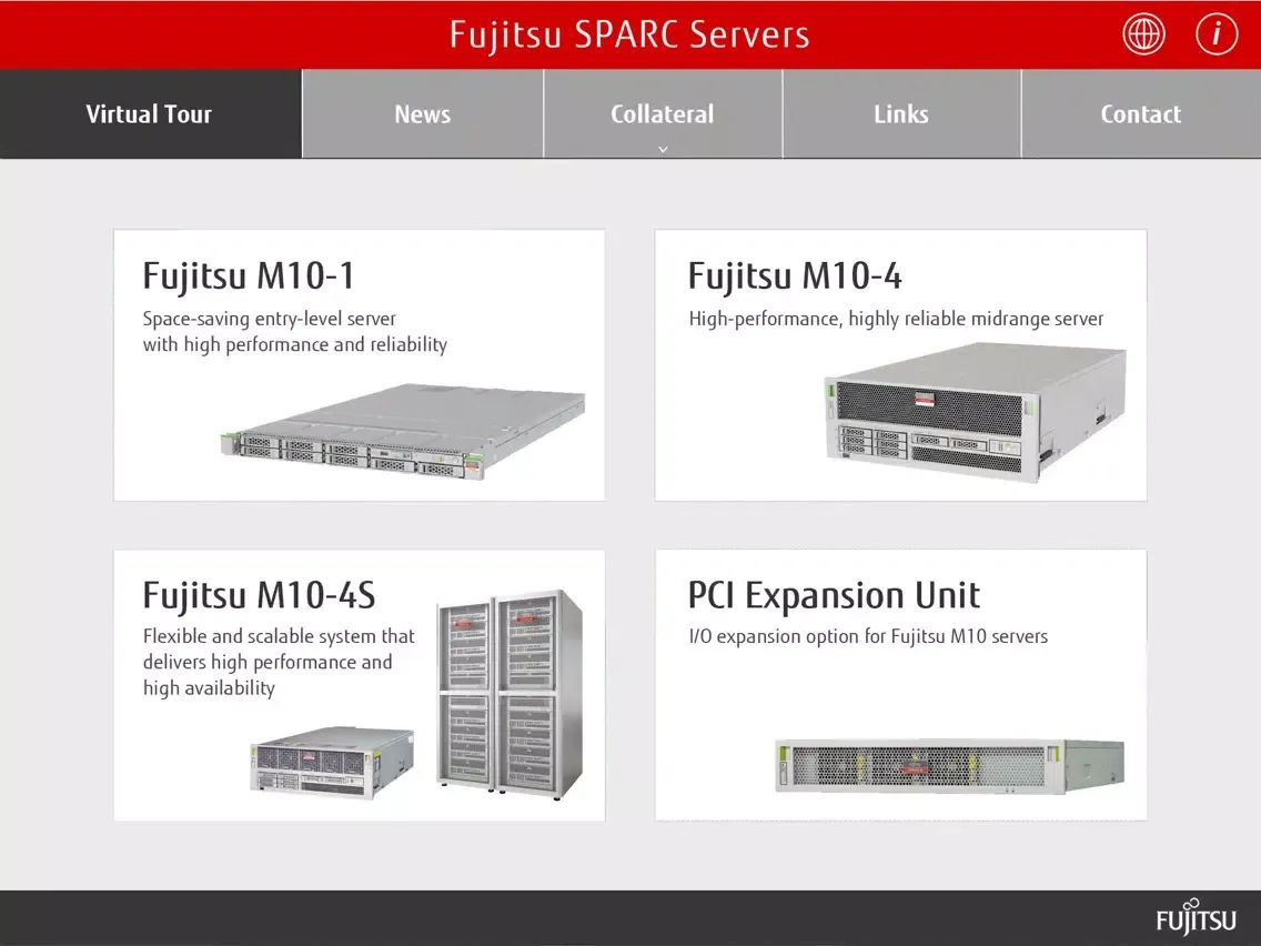 Fujitsu SPARC Servers iPad 应用截图