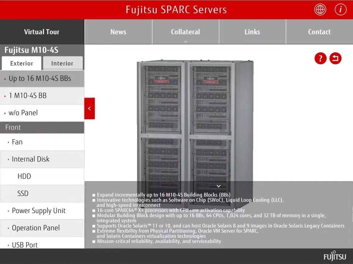 Fujitsu SPARC Servers iPad 应用截图