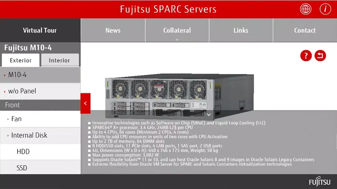 Fujitsu SPARC Servers应用截图