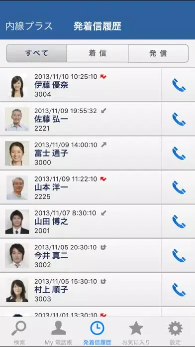 تصاویر ContactFind クライアントソフト