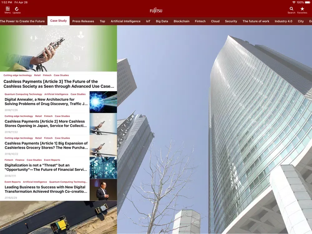 FUJITSU OFFICIAL iPad  স্ক্রিনশট