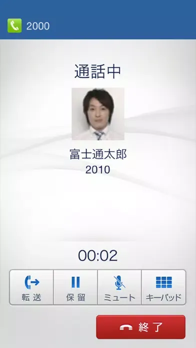 Ảnh chụp màn hình của 内線プラス クライアントソフトA