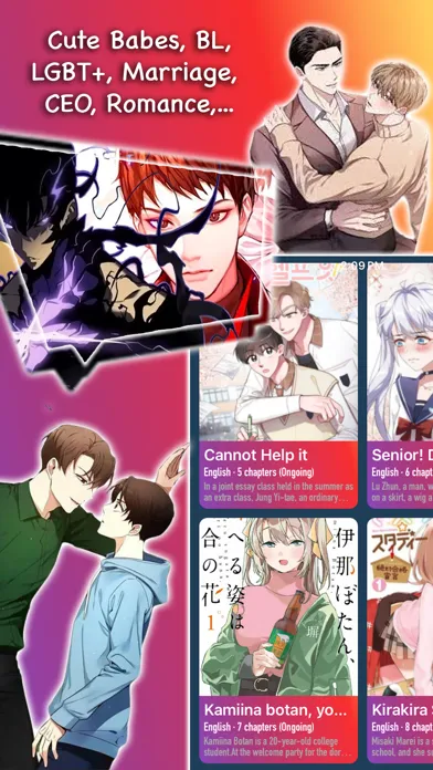 Manga Reader: Webtoon & Comics應用截圖