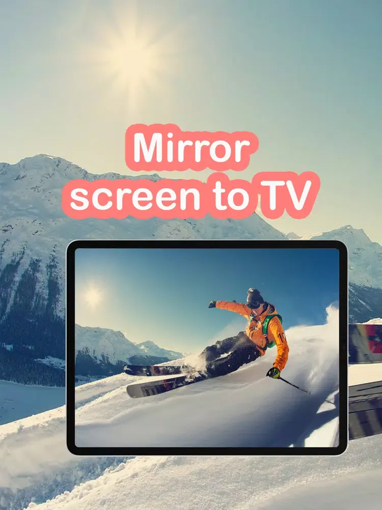 Ảnh chụp màn hình của Screen Mirroring & Cast For TV iPad 