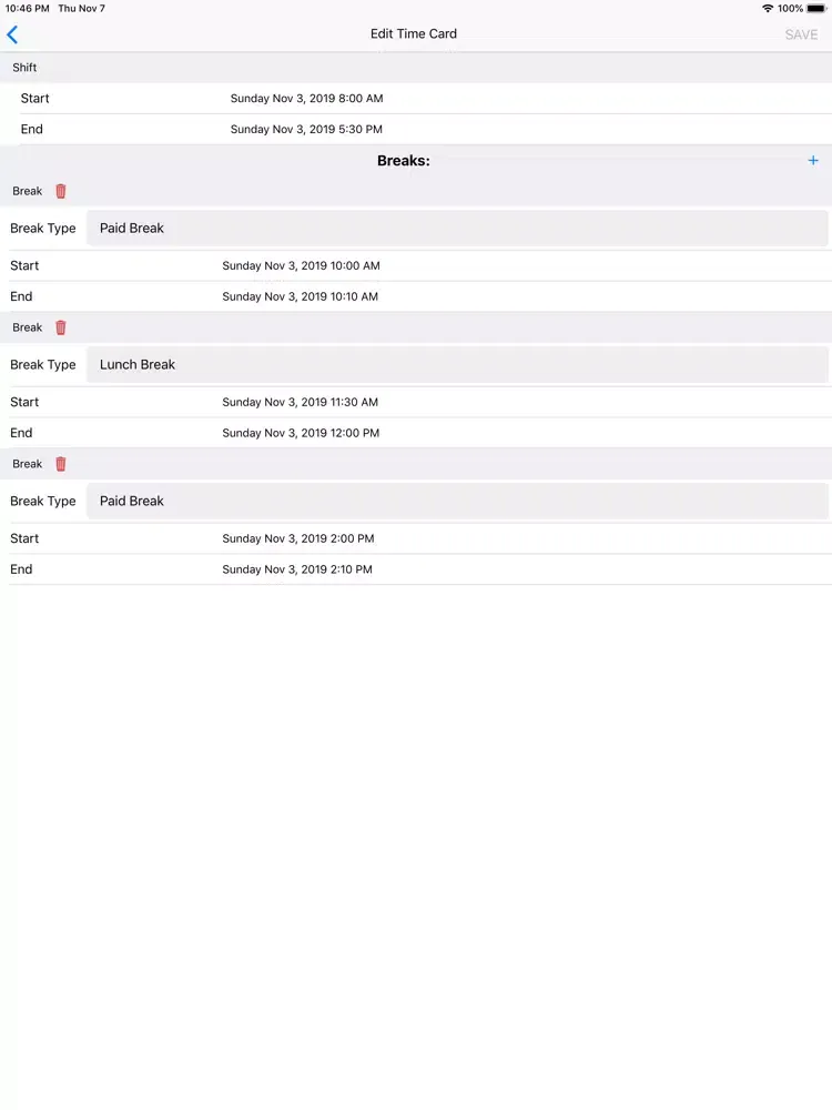 UCV Attendance iPad  स्क्रीनशॉट