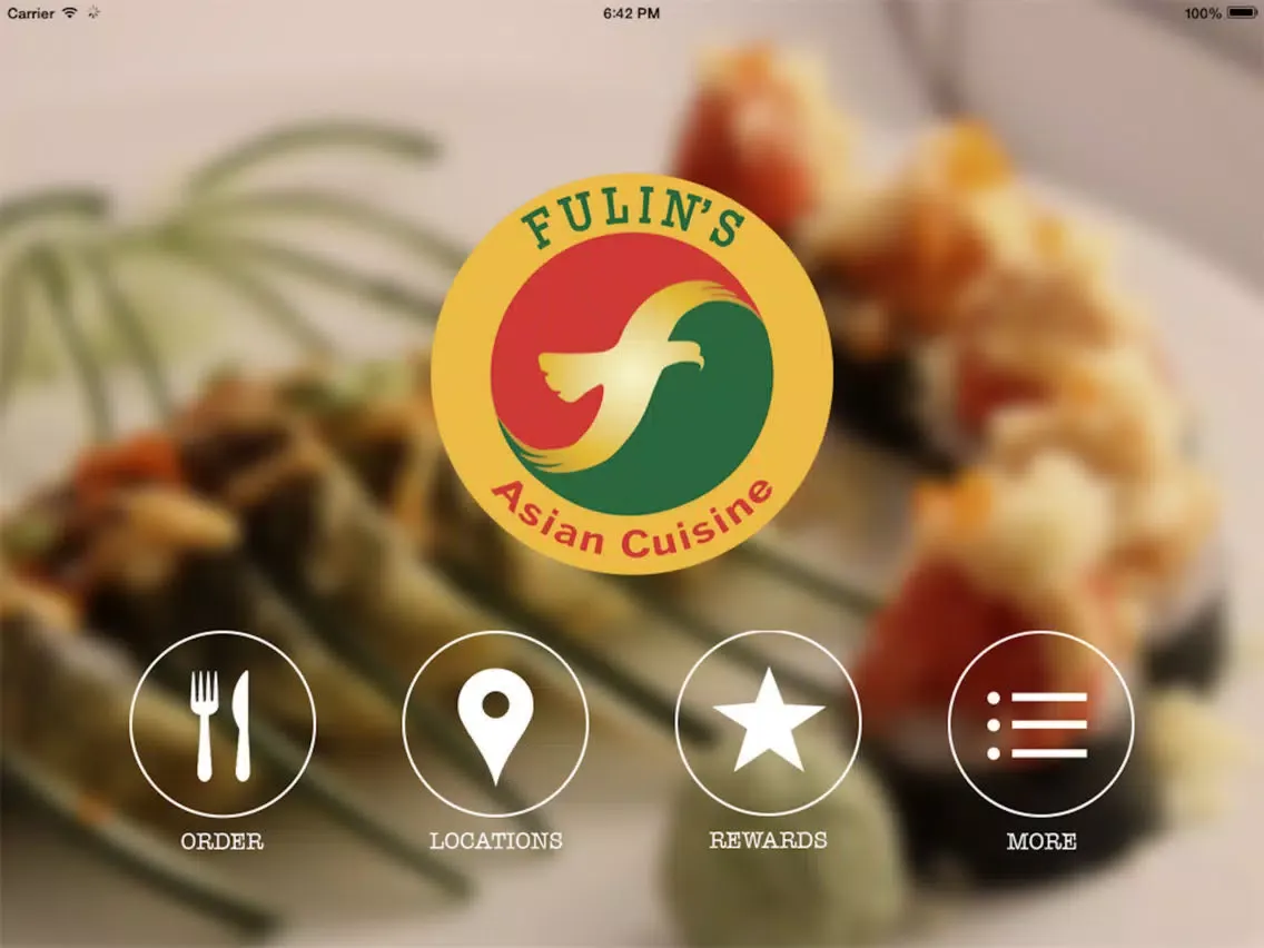 Fulin’s Asian Cuisine iPad  Screenshots