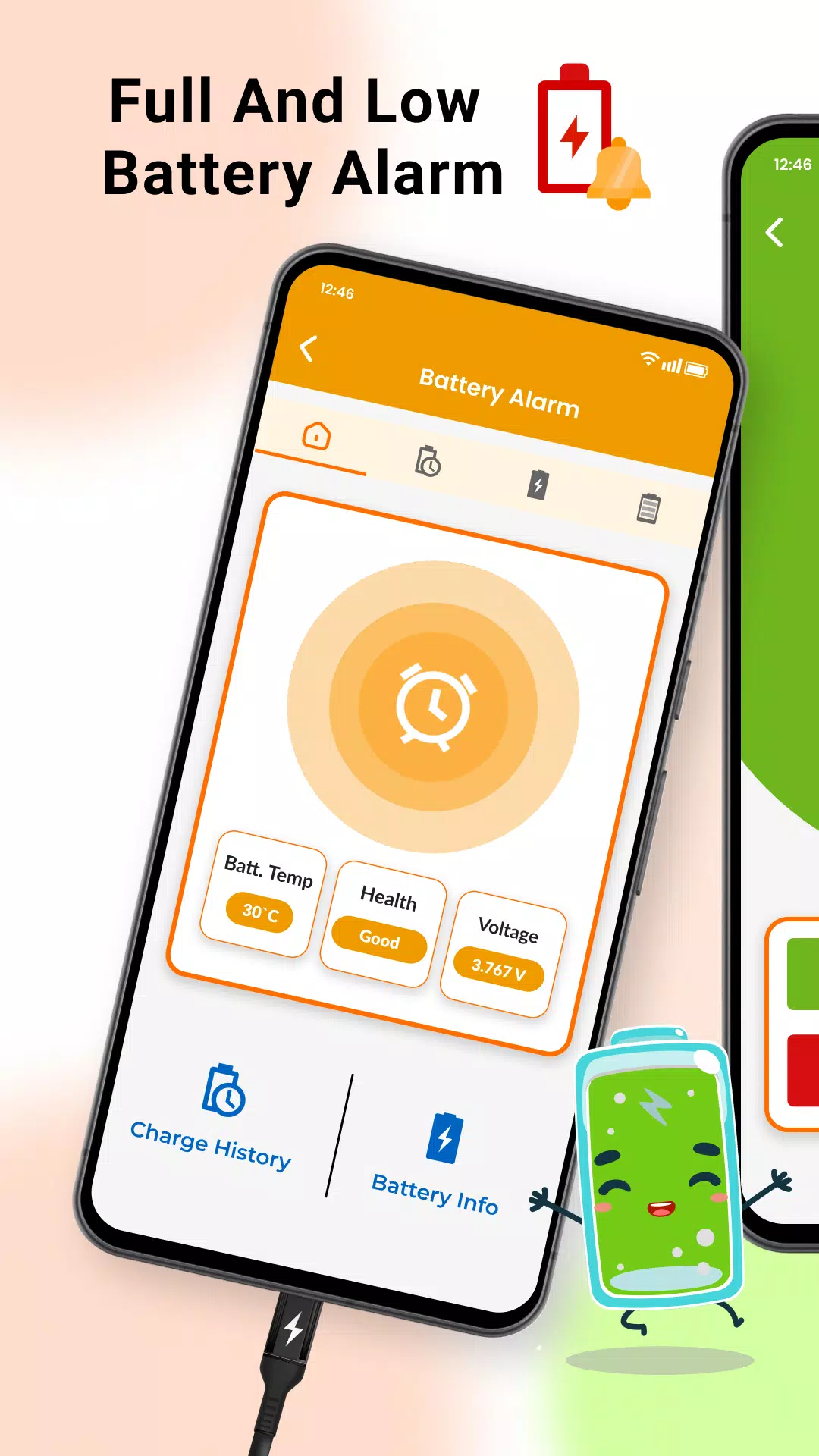 Full battery Alarm 100% Screenshots