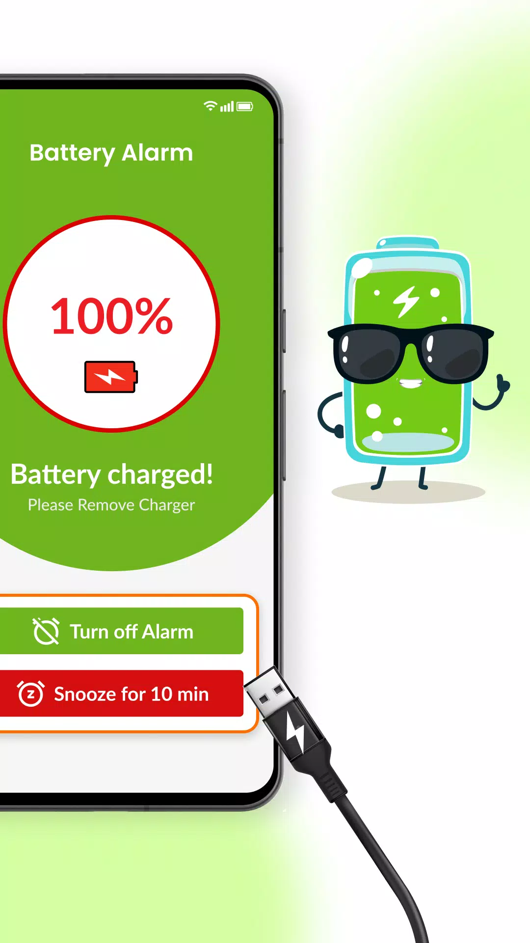 Full battery Alarm 100% Screenshots
